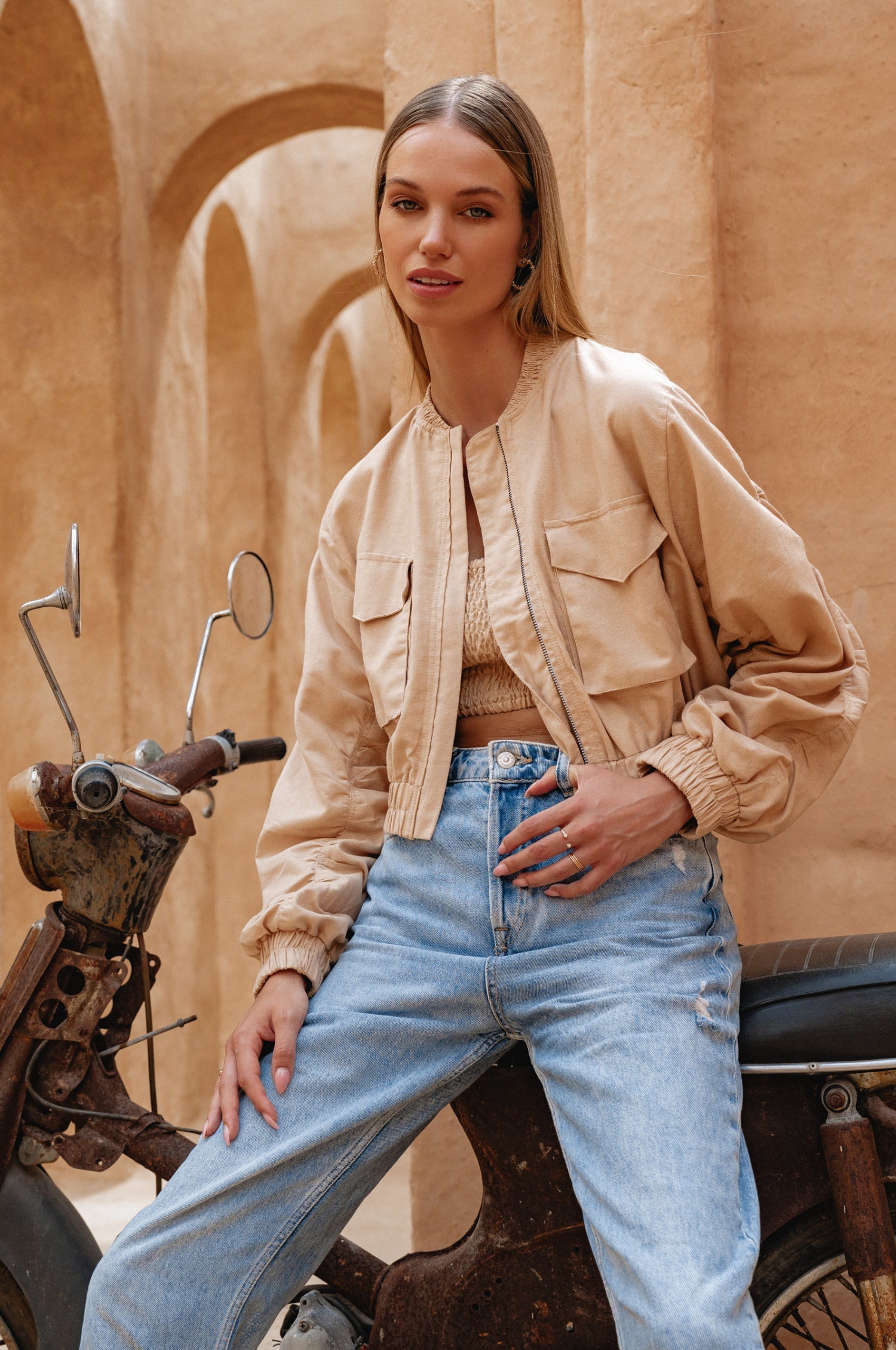 Denver Linen Bomber Jacket-thumbmail-6