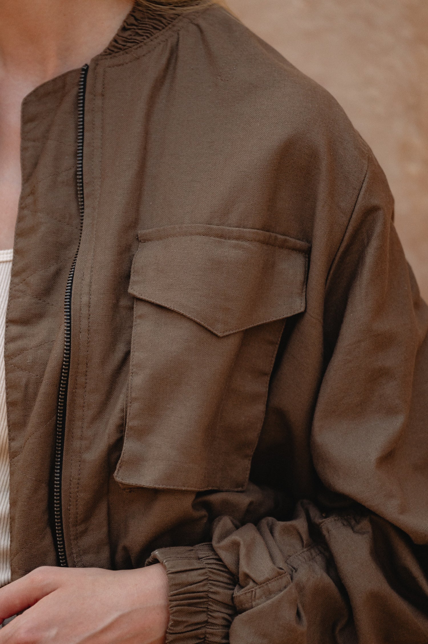 Denver Linen Bomber Jacket-thumbmail-6