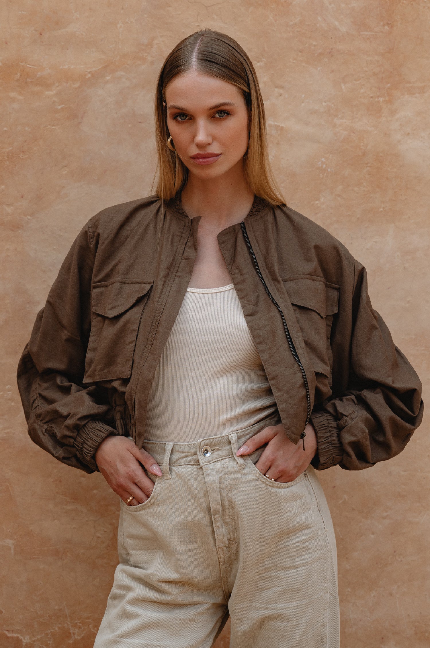 Denver Linen Bomber Jacket-thumbmail-3