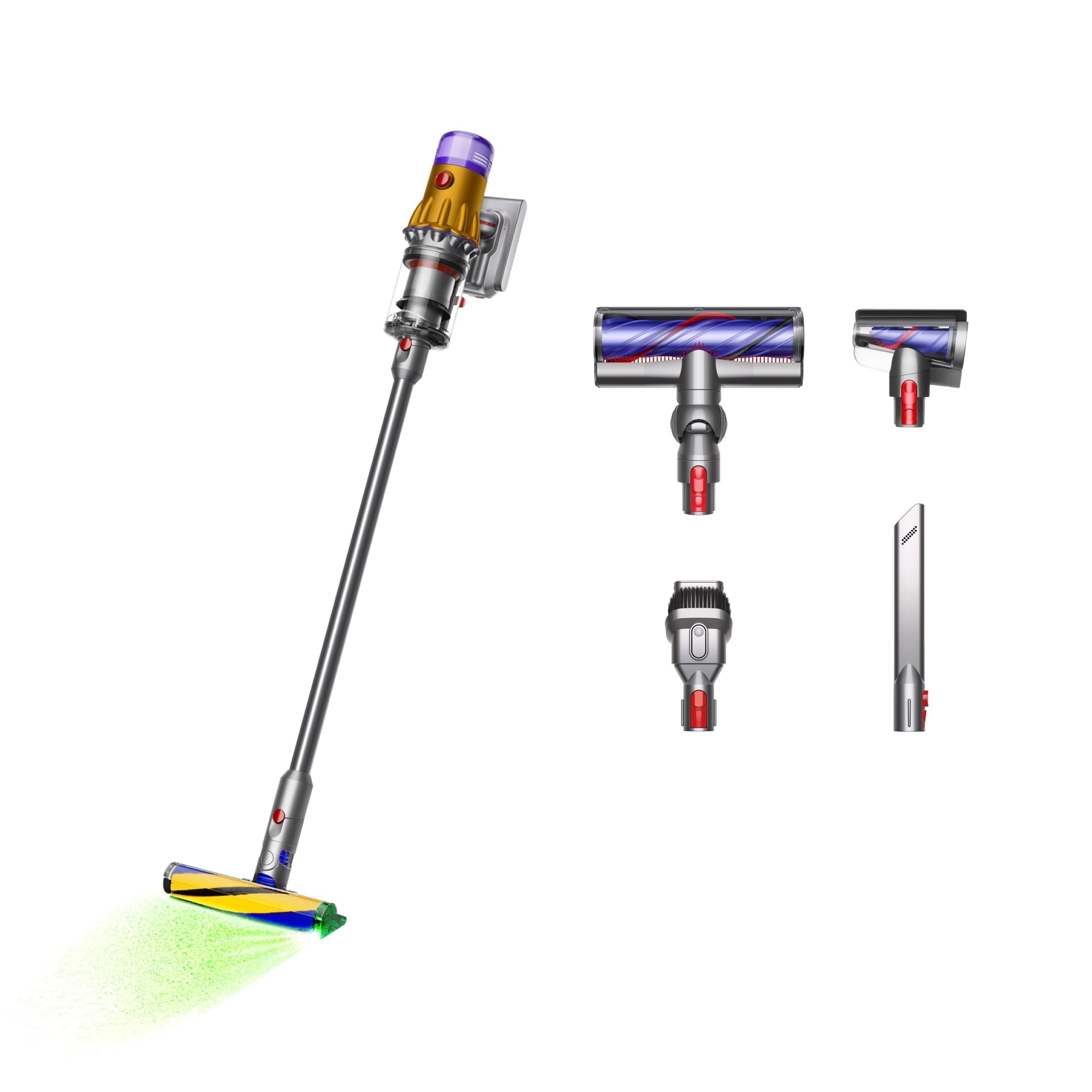 Dyson V12 Detect Slim Cordless Vacuum Cleaner in Yellow (Certified Refurbished)-thumbmail-3
