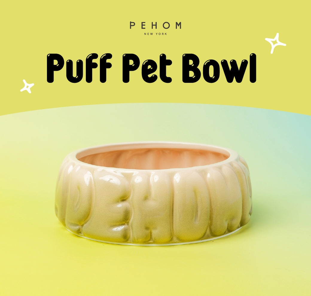 Puff Pet Bowl - Gradient Olive-thumbmail-4