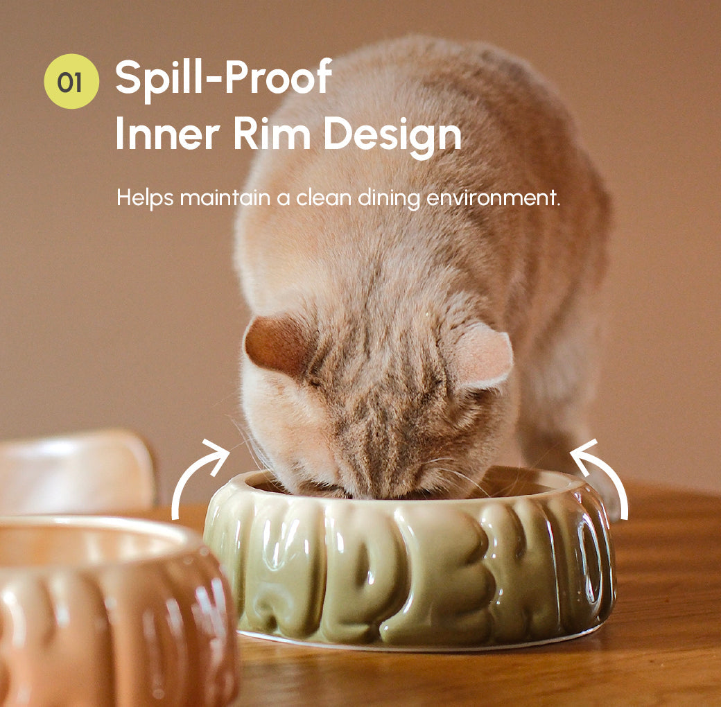 Puff Pet Bowl - Gradient Olive-thumbmail-7