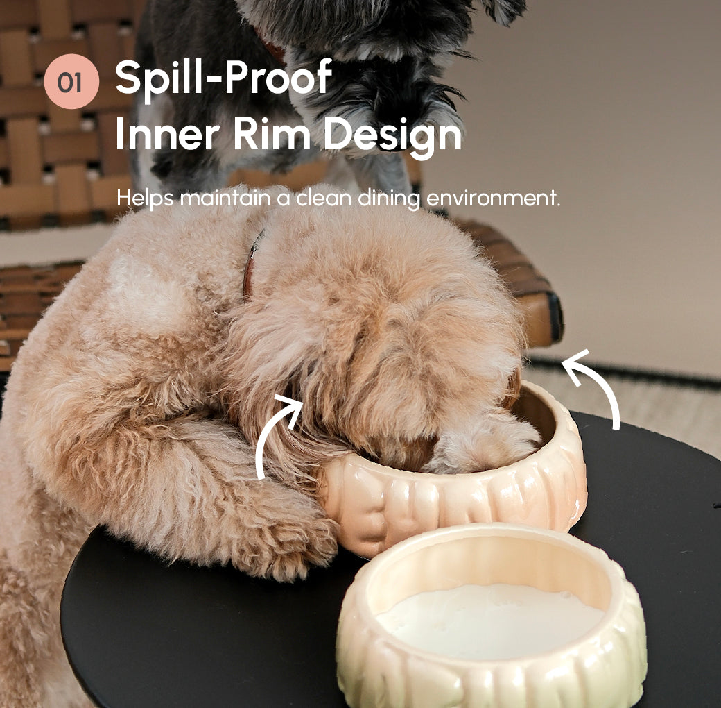 Puff Pet Bowl - Gradient Caramel-thumbmail-8