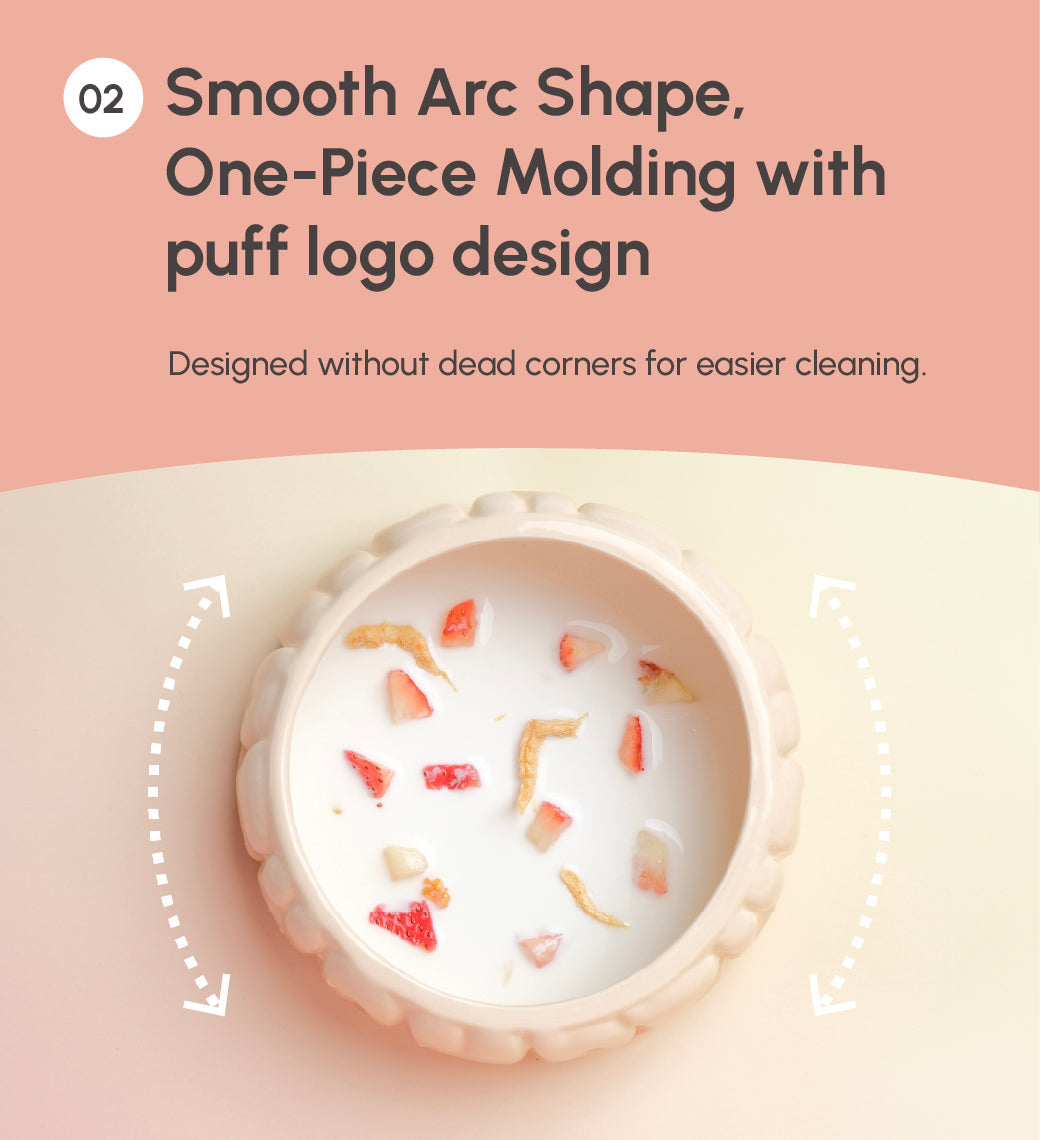 Puff Pet Bowl - Gradient Caramel-thumbmail-1