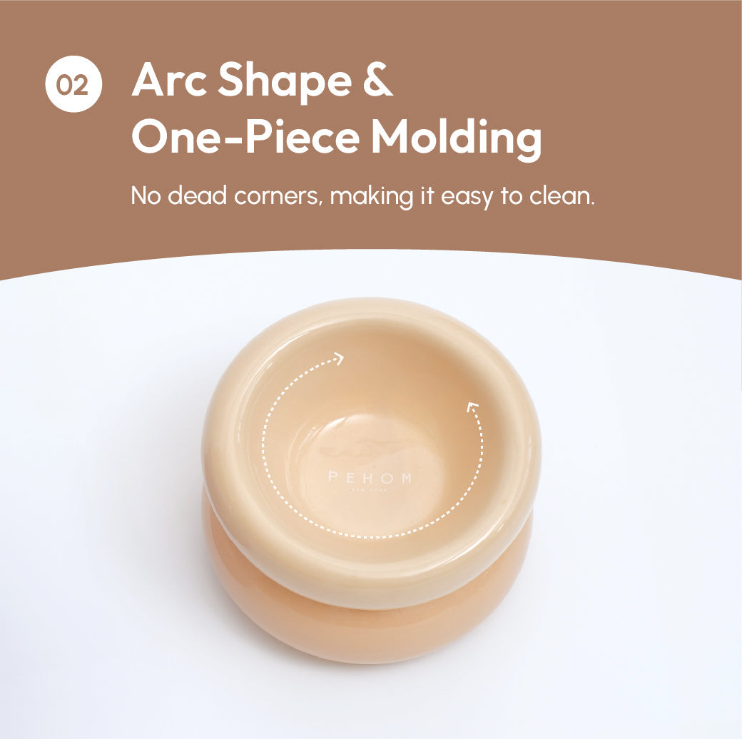 Soufflé Pet Bowl - Cream Beige-thumbmail-10