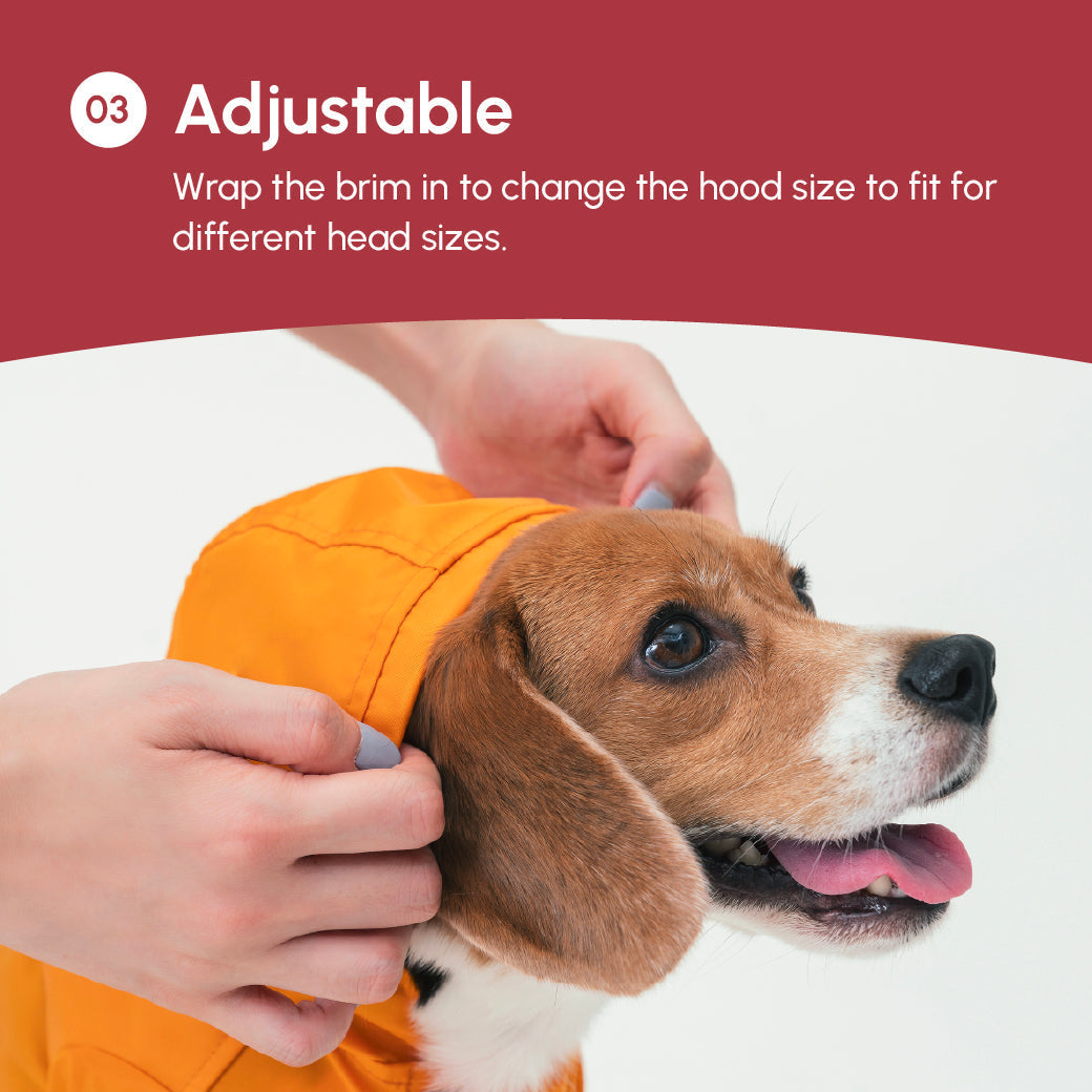Tribeca Adjustable Velcro Raincoat -  Burgundy-thumbmail-1