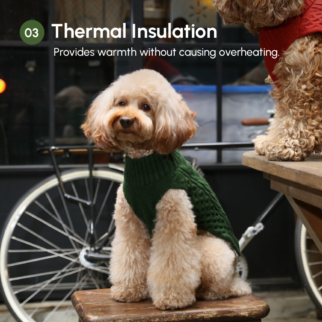 Pet Sweater Vest - Green-thumbmail-6