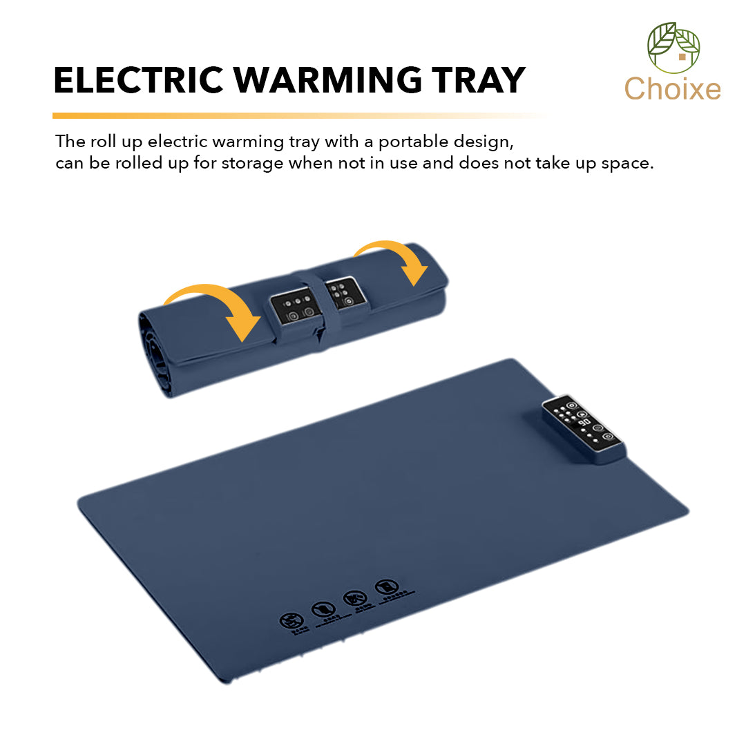 Electric Food Warmer Mat -Portable and Flexible.-thumbmail-1