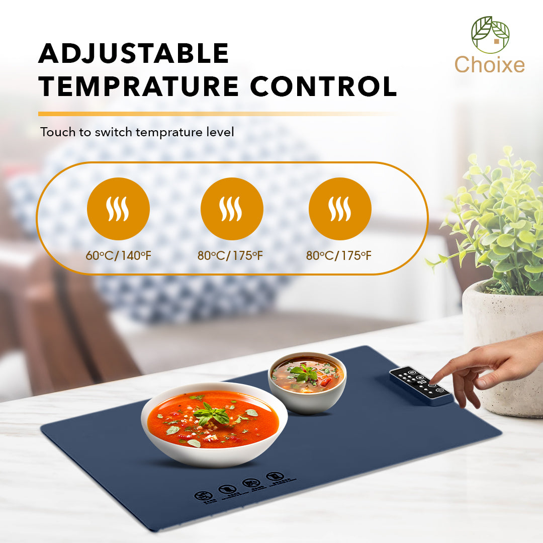 Electric Food Warmer Mat -Portable and Flexible.-thumbmail-2