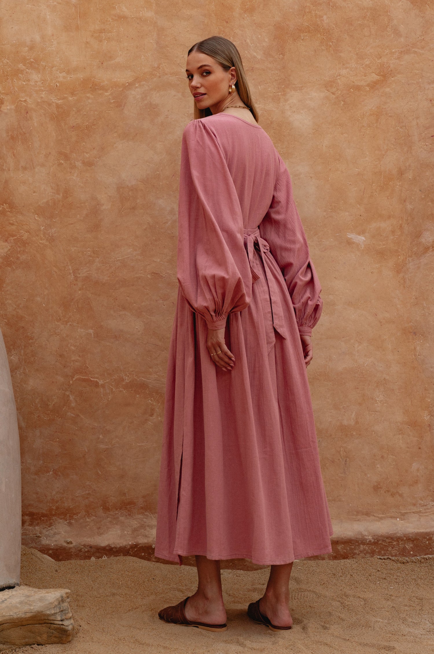 Emerie Long Sleeve Wrap Dress-thumbmail-10