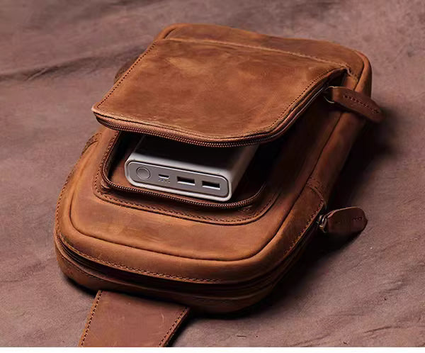 Erling Leather Sling Bag | Crossbody Leather Pack-thumbmail-4