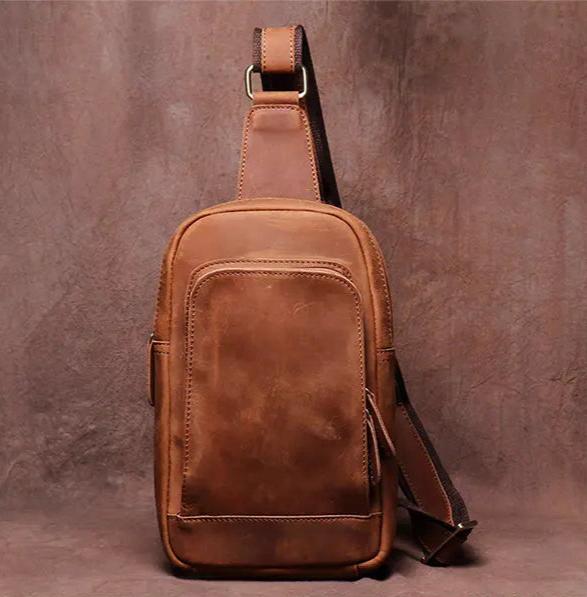 Erling Leather Sling Bag | Crossbody Leather Pack-thumbmail-10