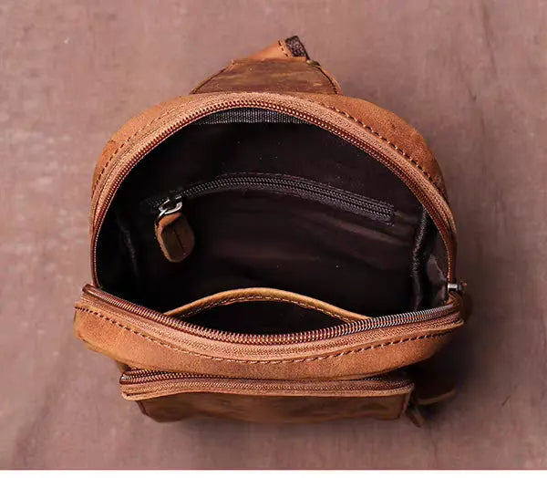 Erling Leather Sling Bag | Crossbody Leather Pack-thumbmail-7
