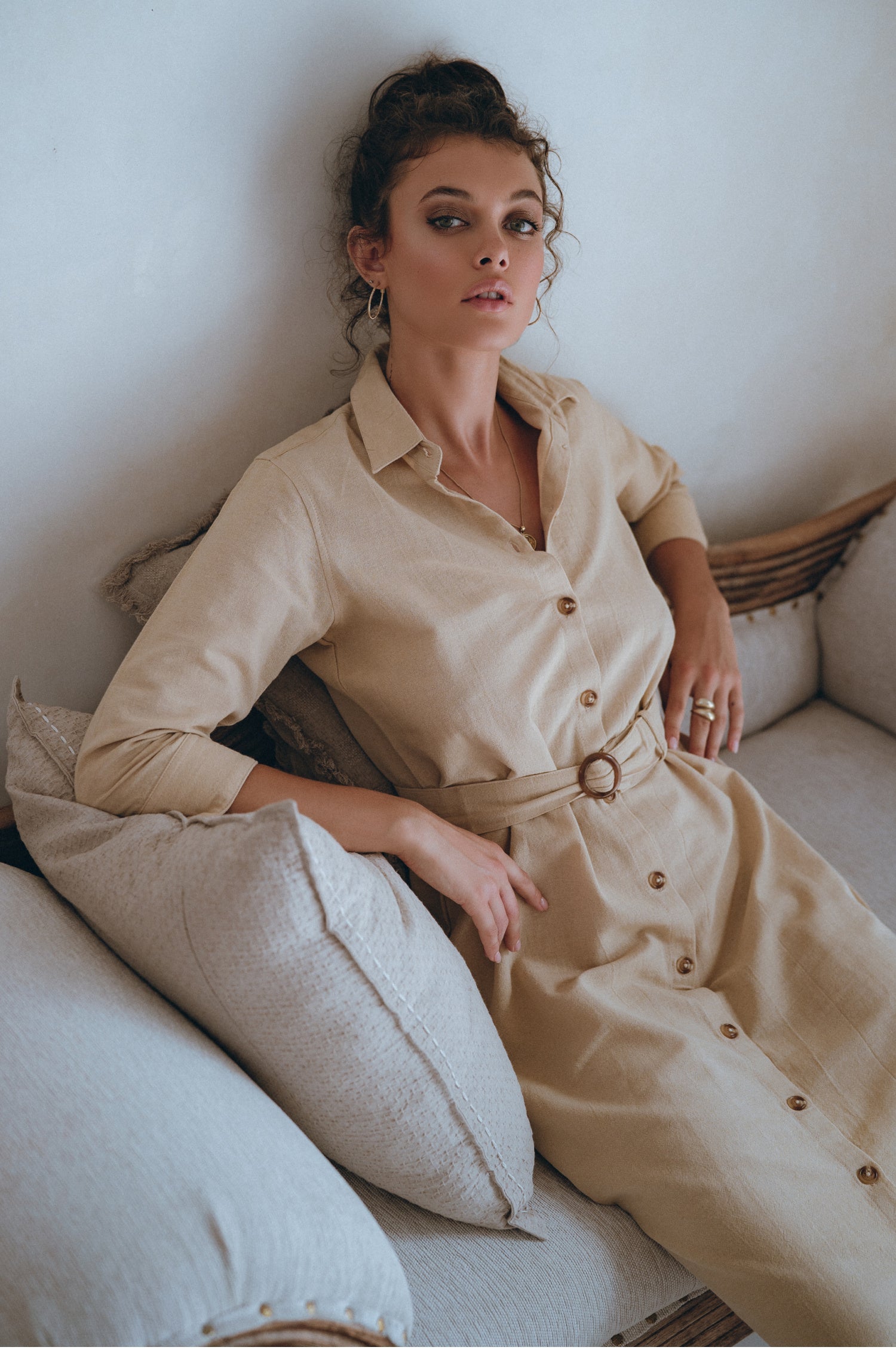 Essence Shirt Linen Dress-thumbmail-9