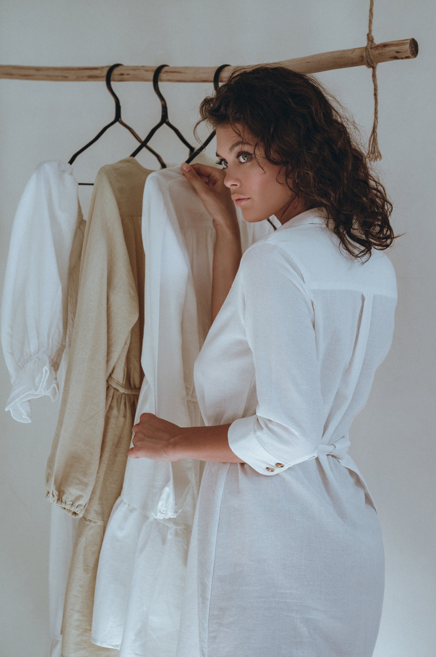 Essence Shirt Linen Dress-thumbmail-7