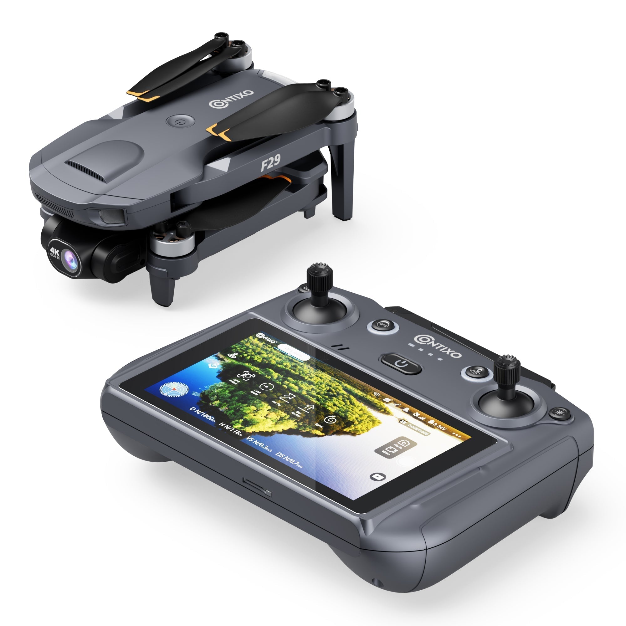 Contixo F29 Altura Max - Advanced GPS Drone With 4K UHD Camera & Extended Range-thumbmail-3