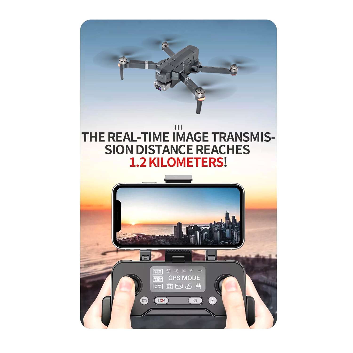 Contixo F35 Drone -Spare Remote Controller, High Range Drone Transmitter-thumbmail-4