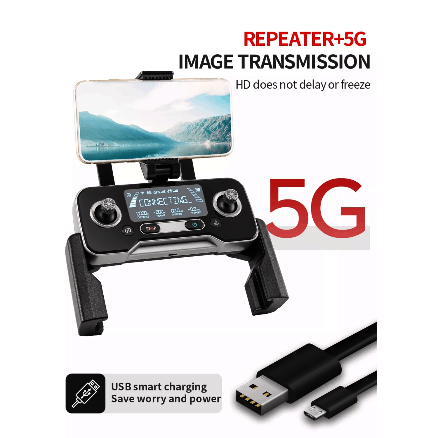 Contixo F35 Drone -Spare Remote Controller, High Range Drone Transmitter-thumbmail-3