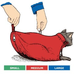 Original Cat Sack With Rear Underside Zipper Set-thumbmail-3