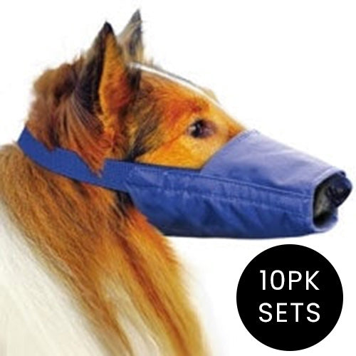 10 Pack Quick Muzzle for Long Snout Dogs Small-Large-thumbmail-1