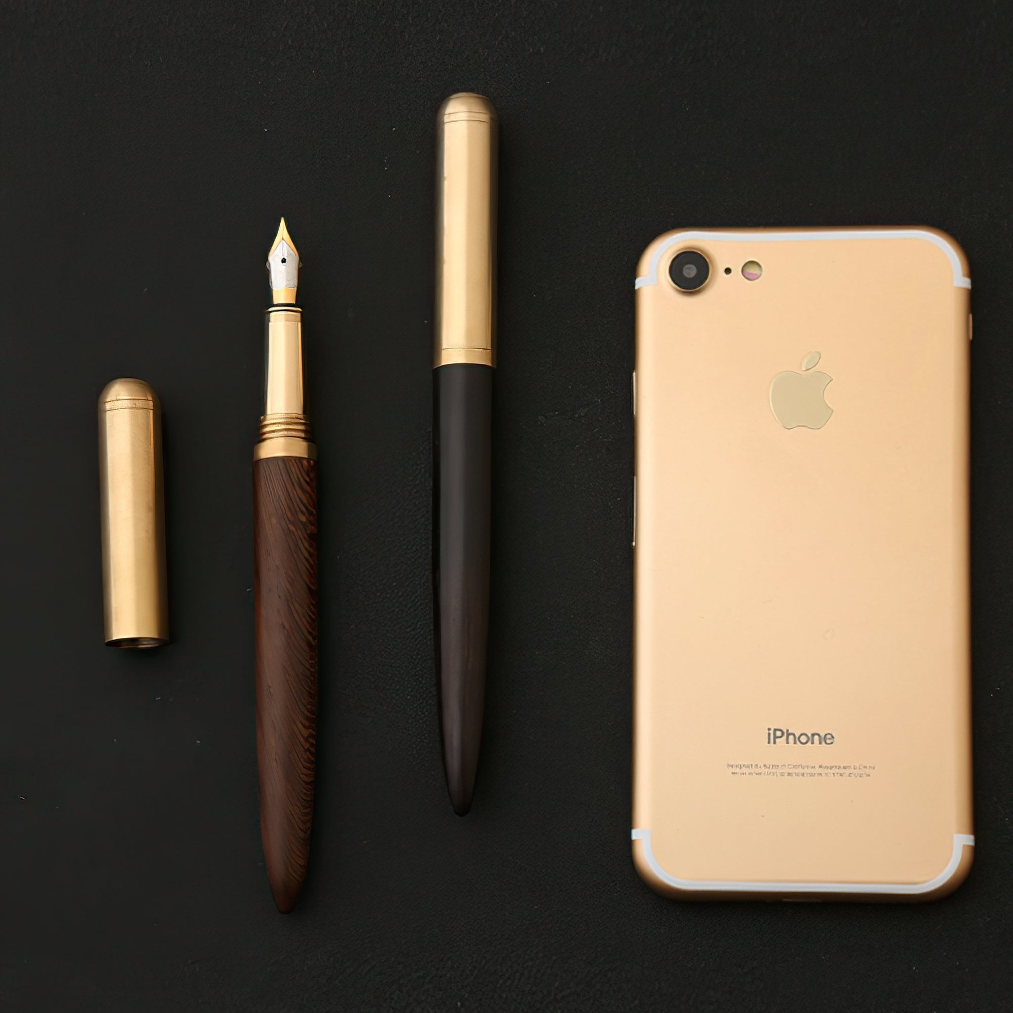 The Hemmingway | Handmade Wood and Brass Fountain Pen-thumbmail-5