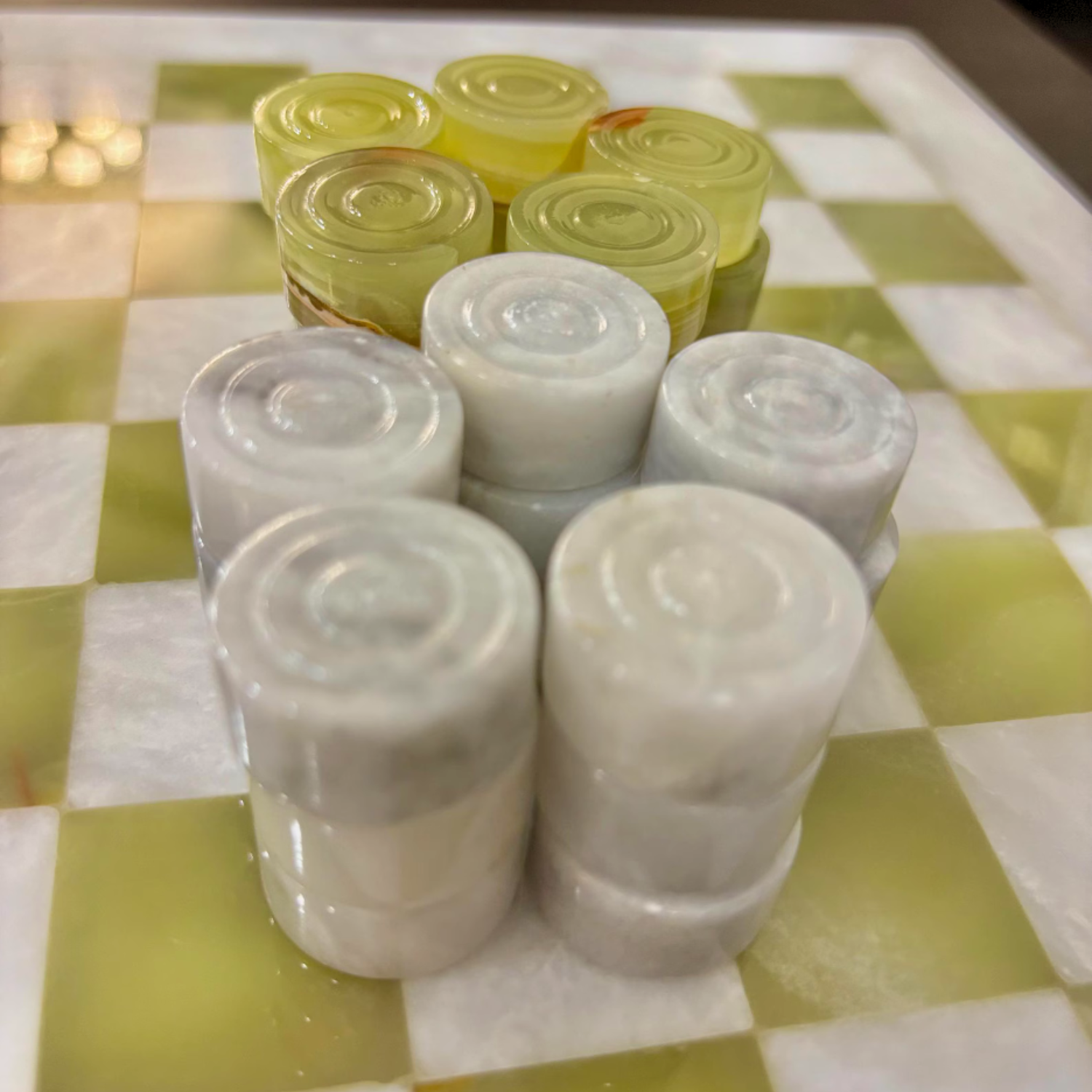 Green Onyx Checker Set-thumbmail-4