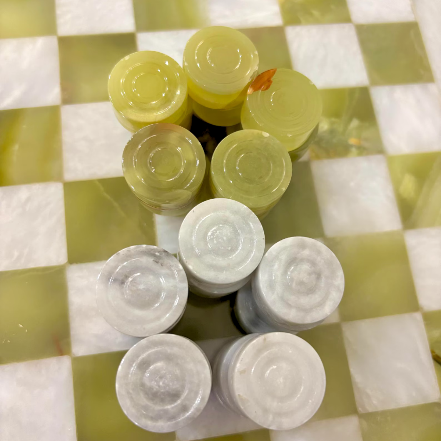 Green Onyx Checker Set-thumbmail-1
