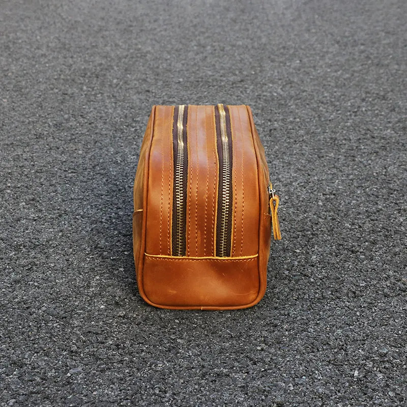 The Nomad Toiletry Bag | Genuine Leather Travel Toiletry Bag-thumbmail-3