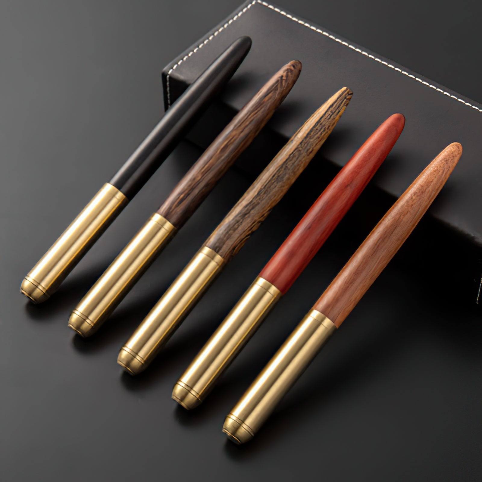 The Hemmingway | Handmade Wood and Brass Fountain Pen-thumbmail-15