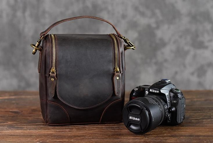 The Calista | Small Leather Camera Bag - Leather Camera Lens Case-thumbmail-9