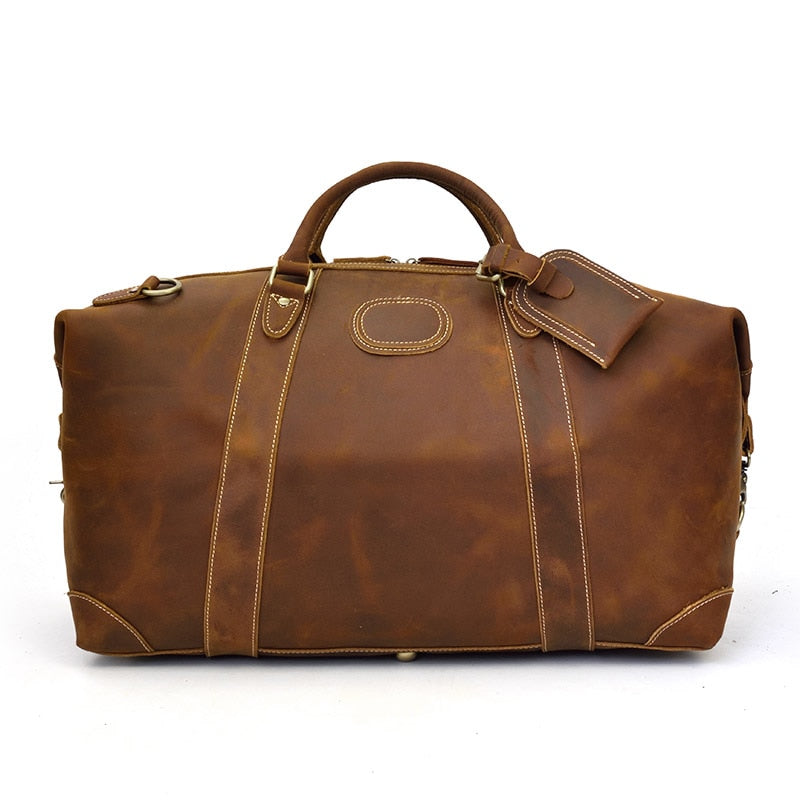 The Eira Duffle Bag | Vintage Leather Weekender-thumbmail-10