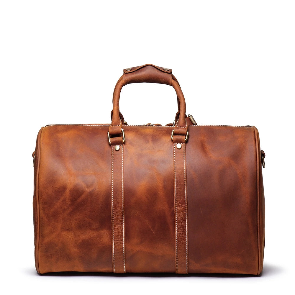 The Brandt Weekender | Small Leather Duffle Bag-thumbmail-3