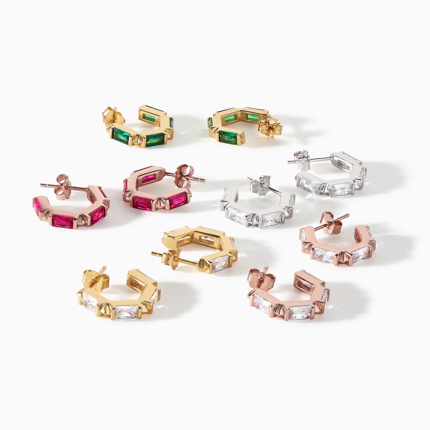 The Claire Hoop Earrings - Huggie-thumbmail-8