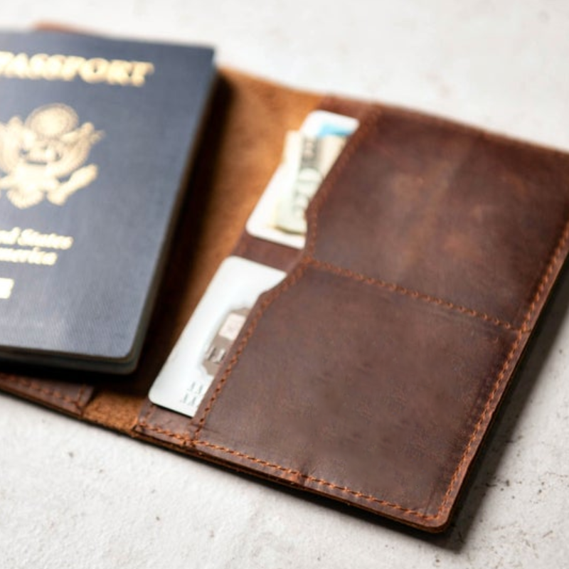 Priam Handmade Leather Passport Cover-thumbmail-1