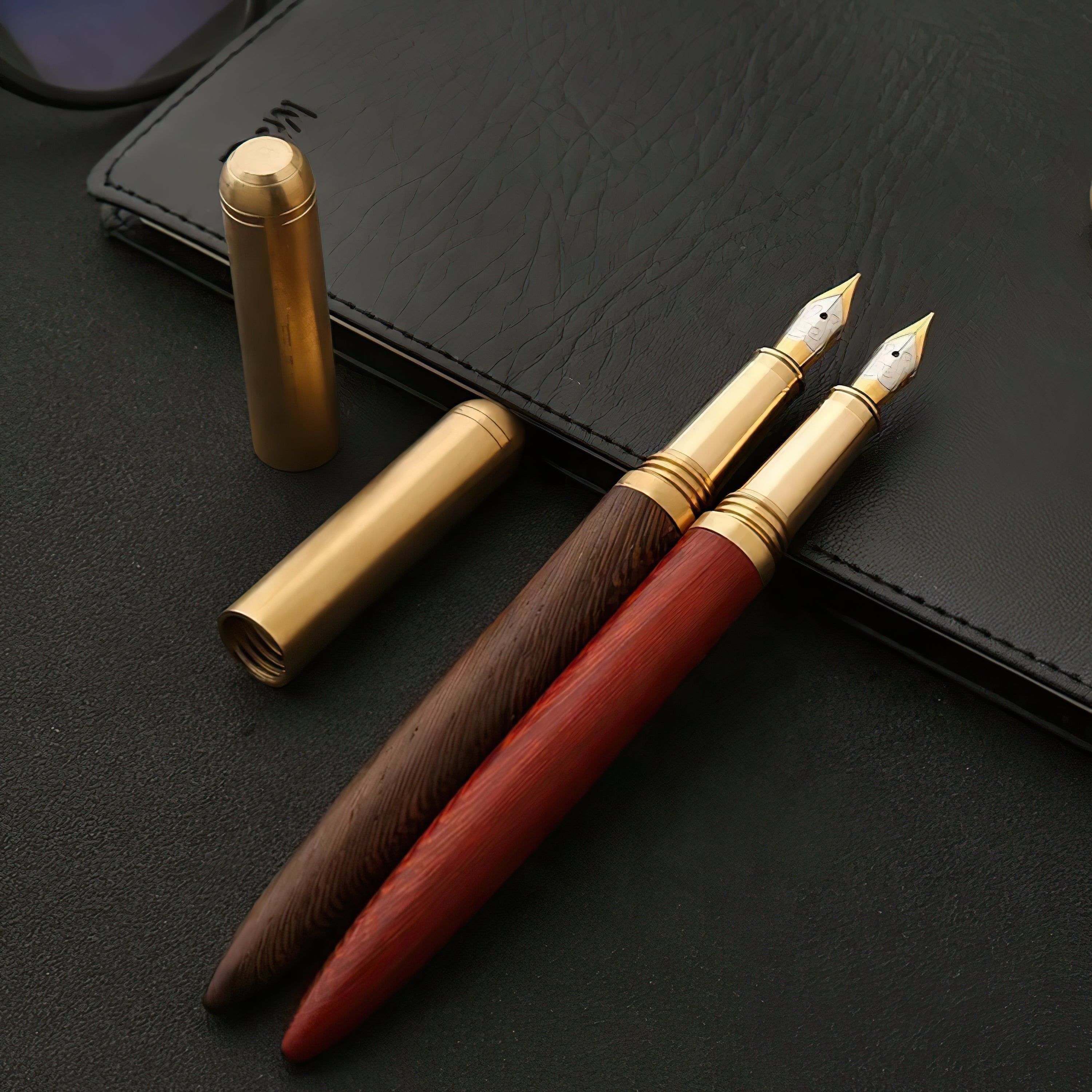 The Hemmingway | Handmade Wood and Brass Fountain Pen-thumbmail-13