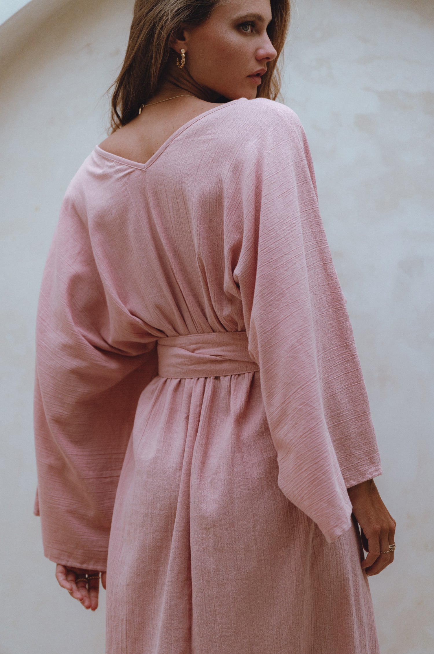 Hana Linen Kimono Dress-thumbmail-8