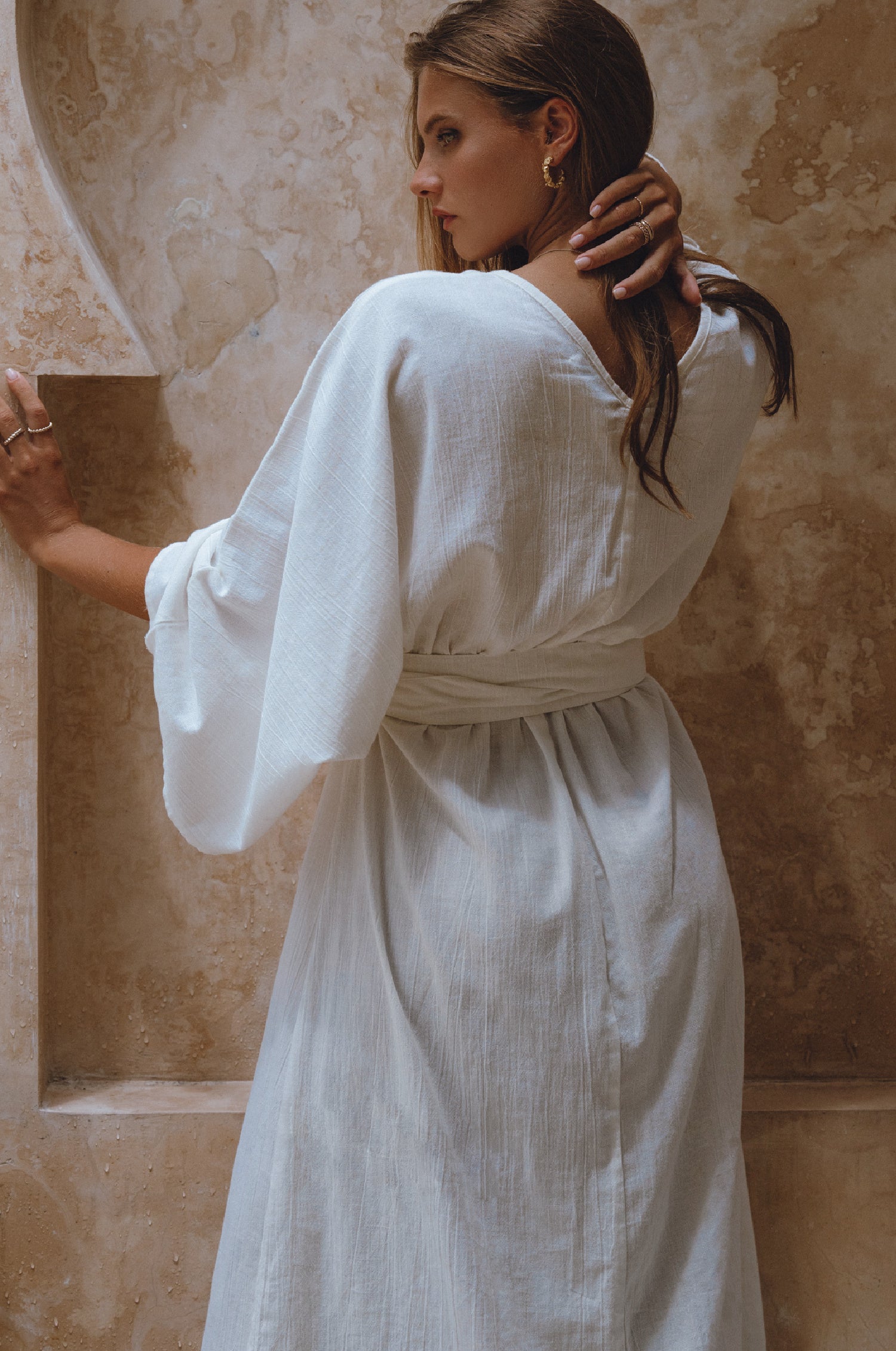 Hana Linen Kimono Dress-thumbmail-6