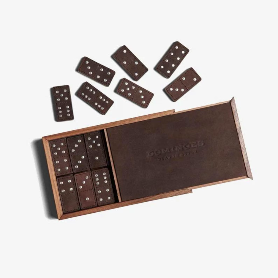 Handcrafted Leather Domino Set-thumbmail-7