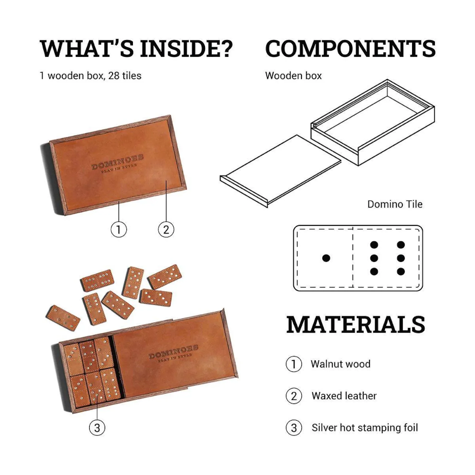 Handcrafted Leather Domino Set-thumbmail-9