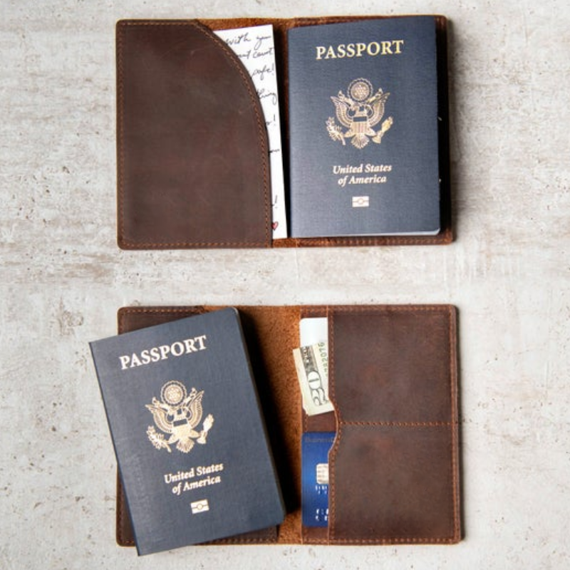 Priam Handmade Leather Passport Cover-thumbmail-2