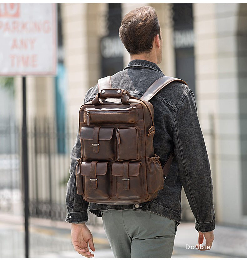 The Shelby Backpack | Handmade Genuine Leather Backpack-thumbmail-4