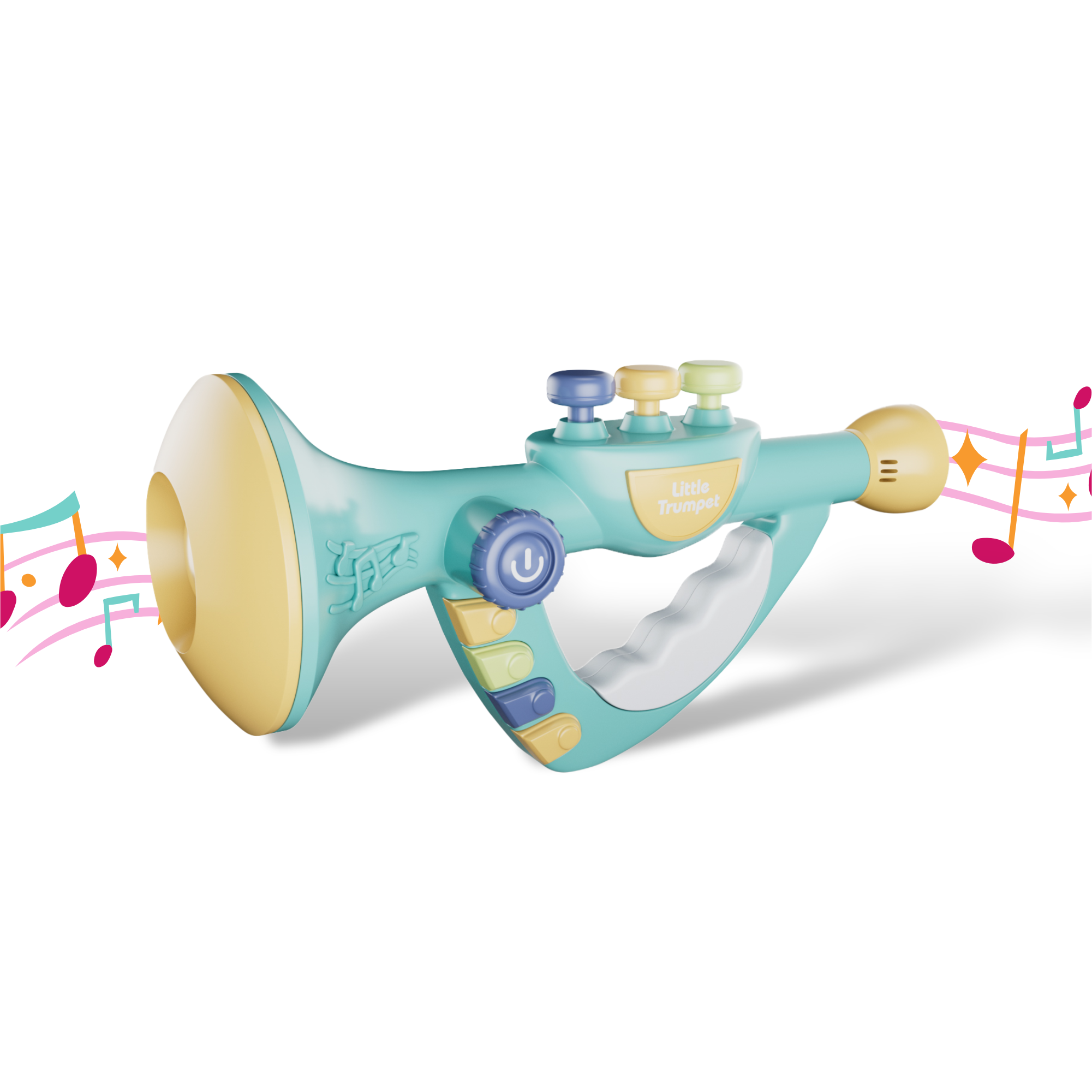 Contixo KT2 Little Trumpet Toy - Music Preschool Educational Ages 18 Months+-thumbmail-2