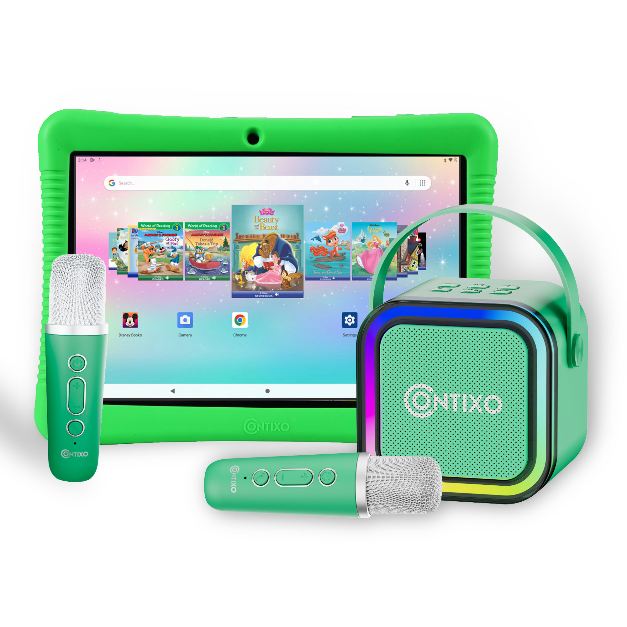 Contixo K102 10" Kids Tablet With Kids Bluetooth Karaoke and Two Microphones-thumbmail-11