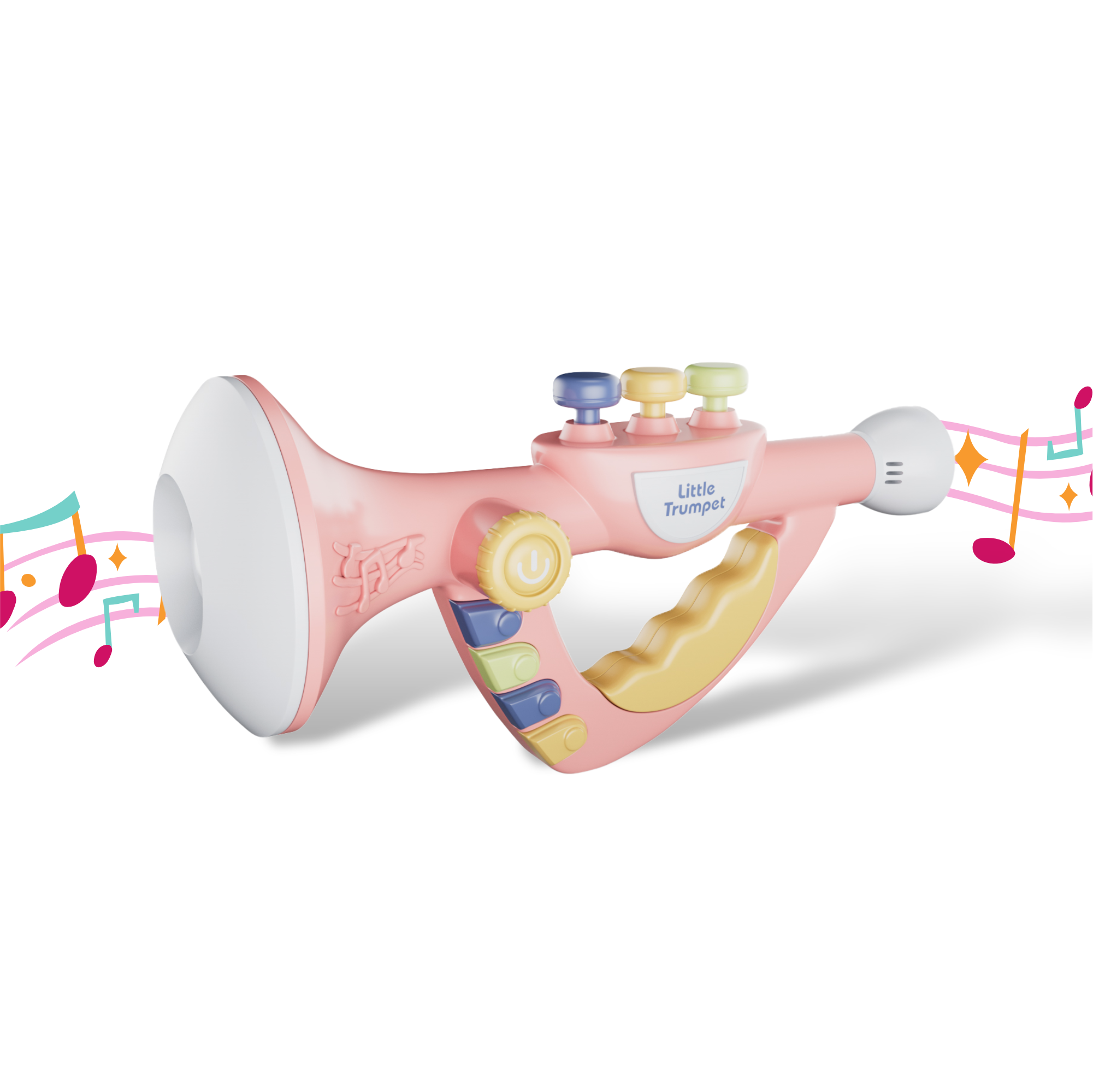 Contixo KT2 Little Trumpet Toy - Music Preschool Educational Ages 18 Months+-thumbmail-1