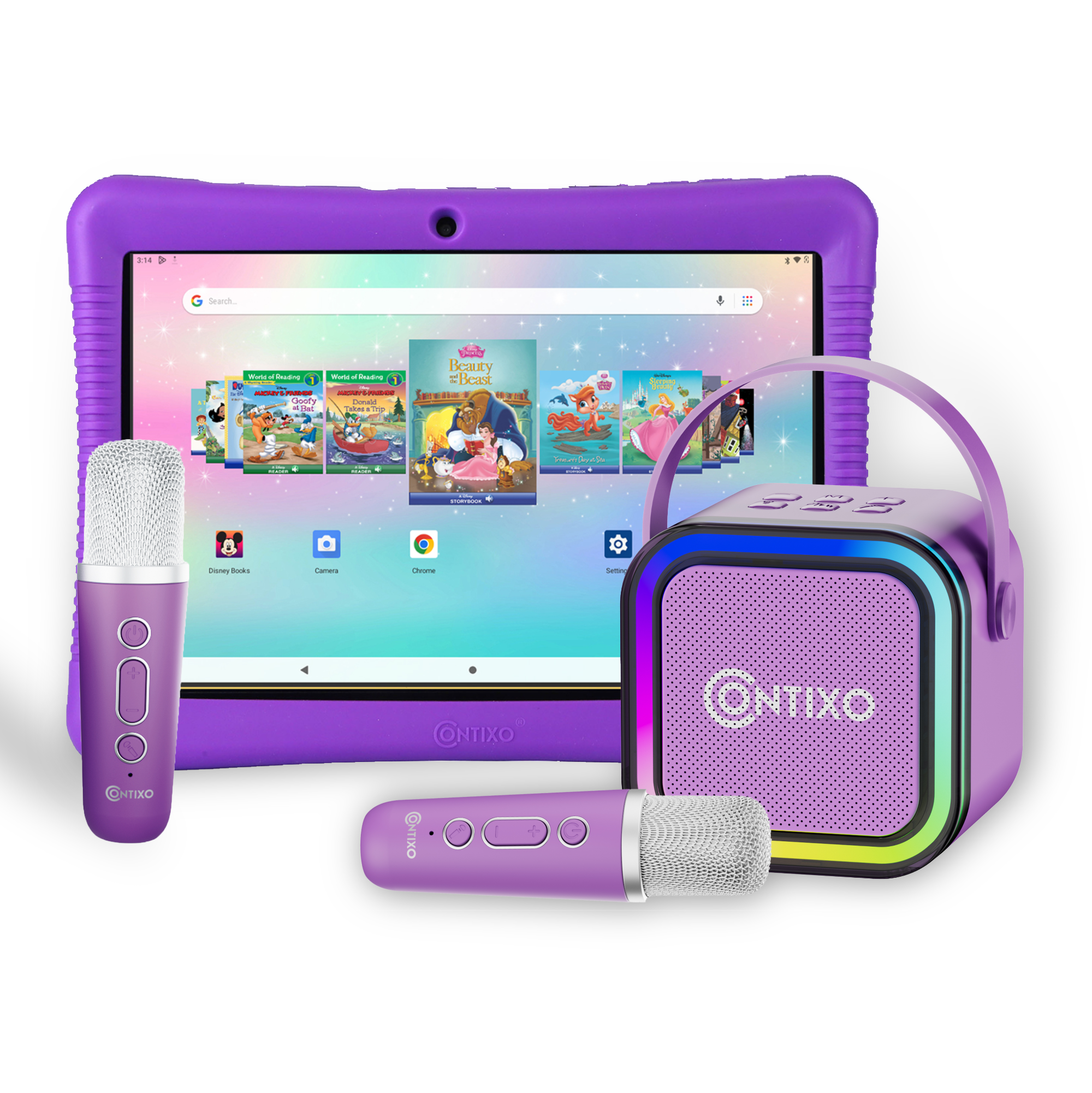 Contixo K102 10" Kids Tablet With Kids Bluetooth Karaoke and Two Microphones-thumbmail-31