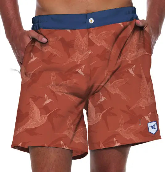 Mens Luxury Swim Trunks | El Colibrí-thumbmail-1