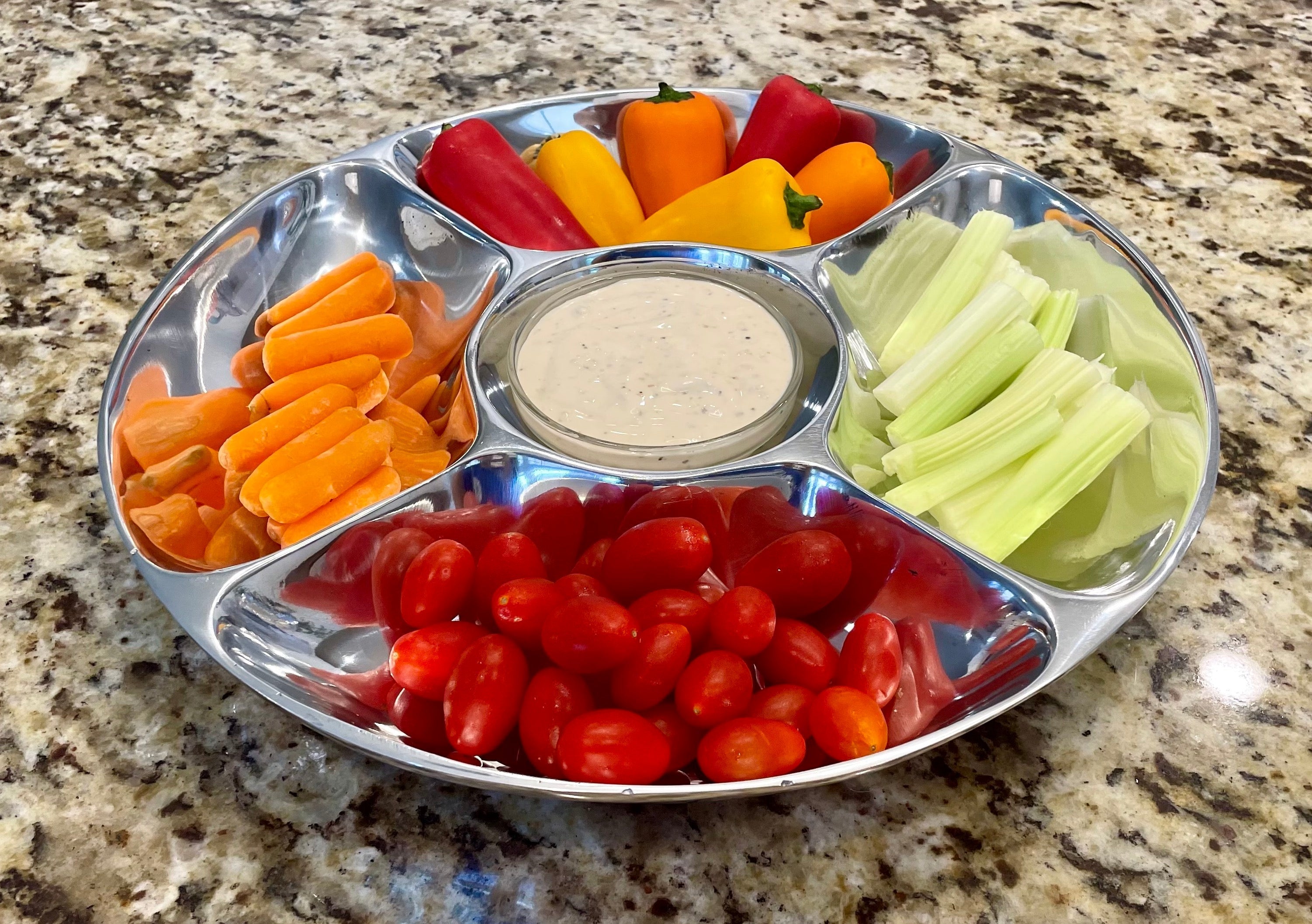 5-Section Snack/Salsa Serving Platter-thumbmail-2