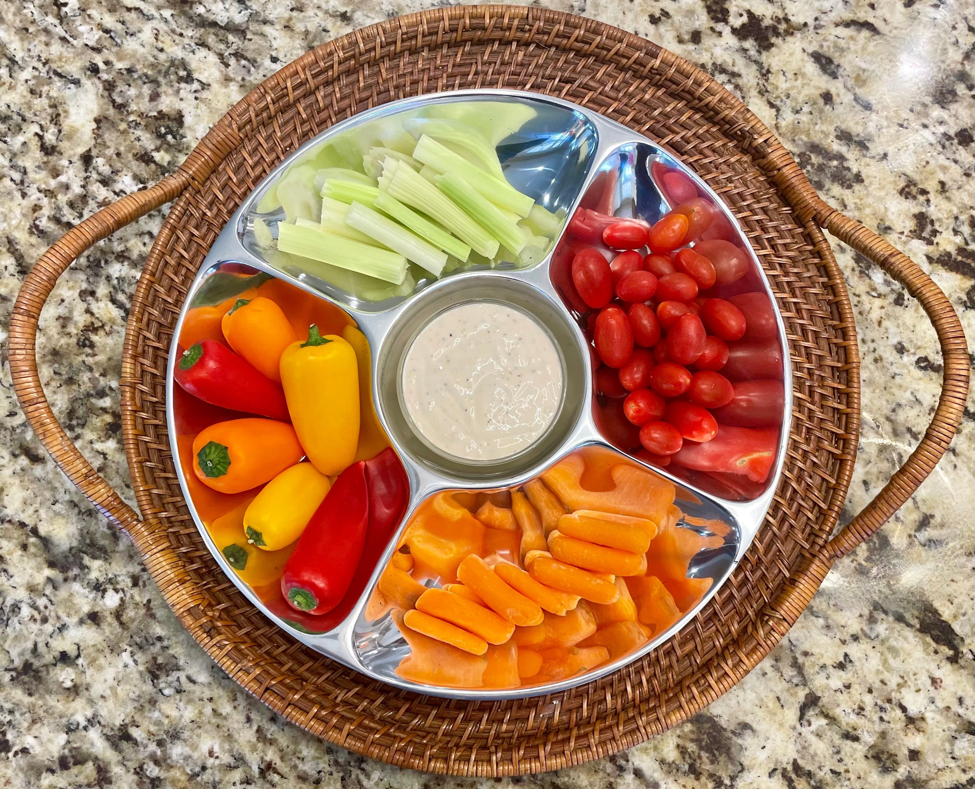 5-Section Snack/Salsa Serving Platter-thumbmail-4