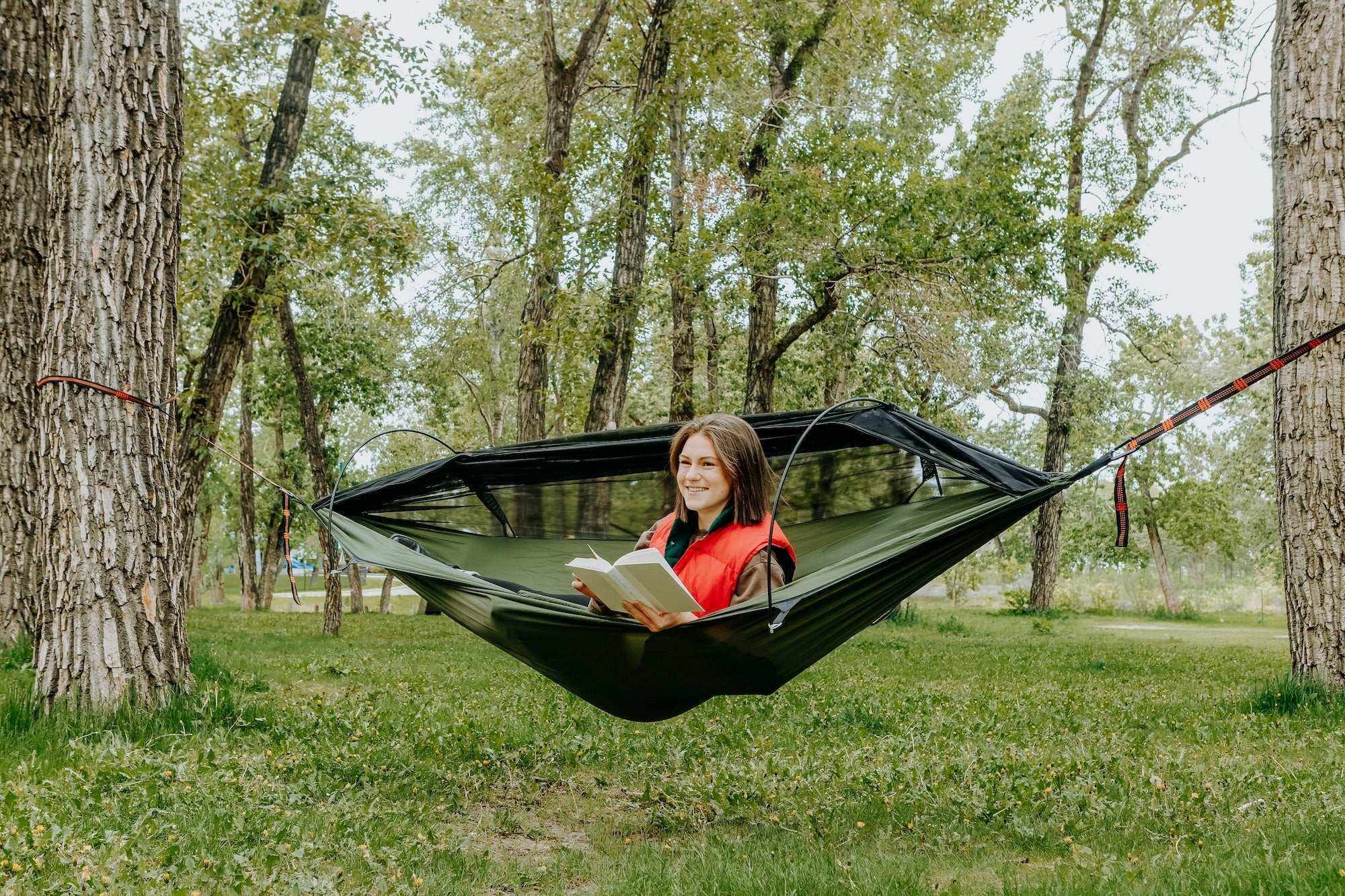 Portable Camping Hammock With Mosquito Net-thumbmail-1