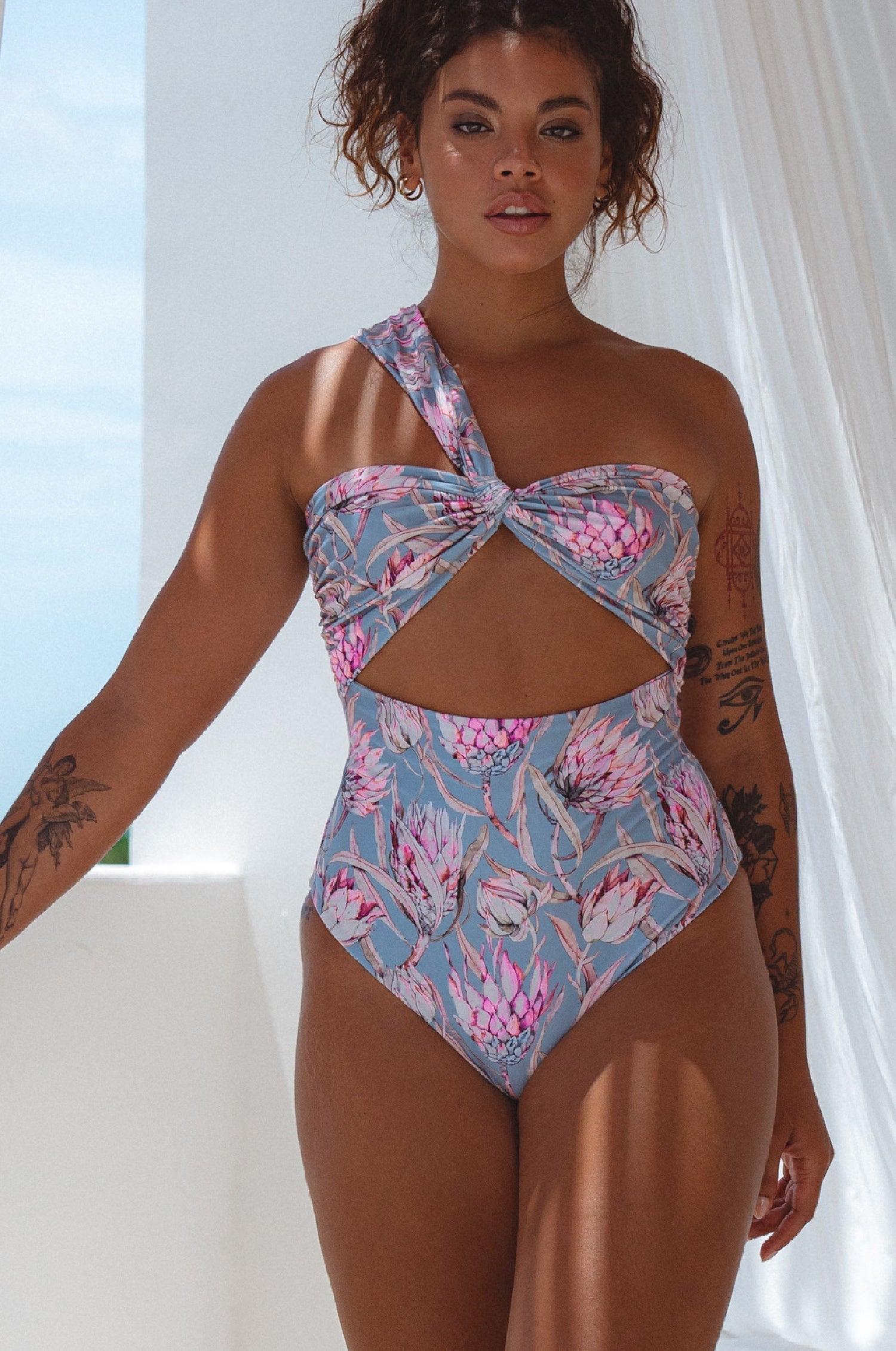 Ibiza One Piece Ruched Swimsuit-thumbmail-7